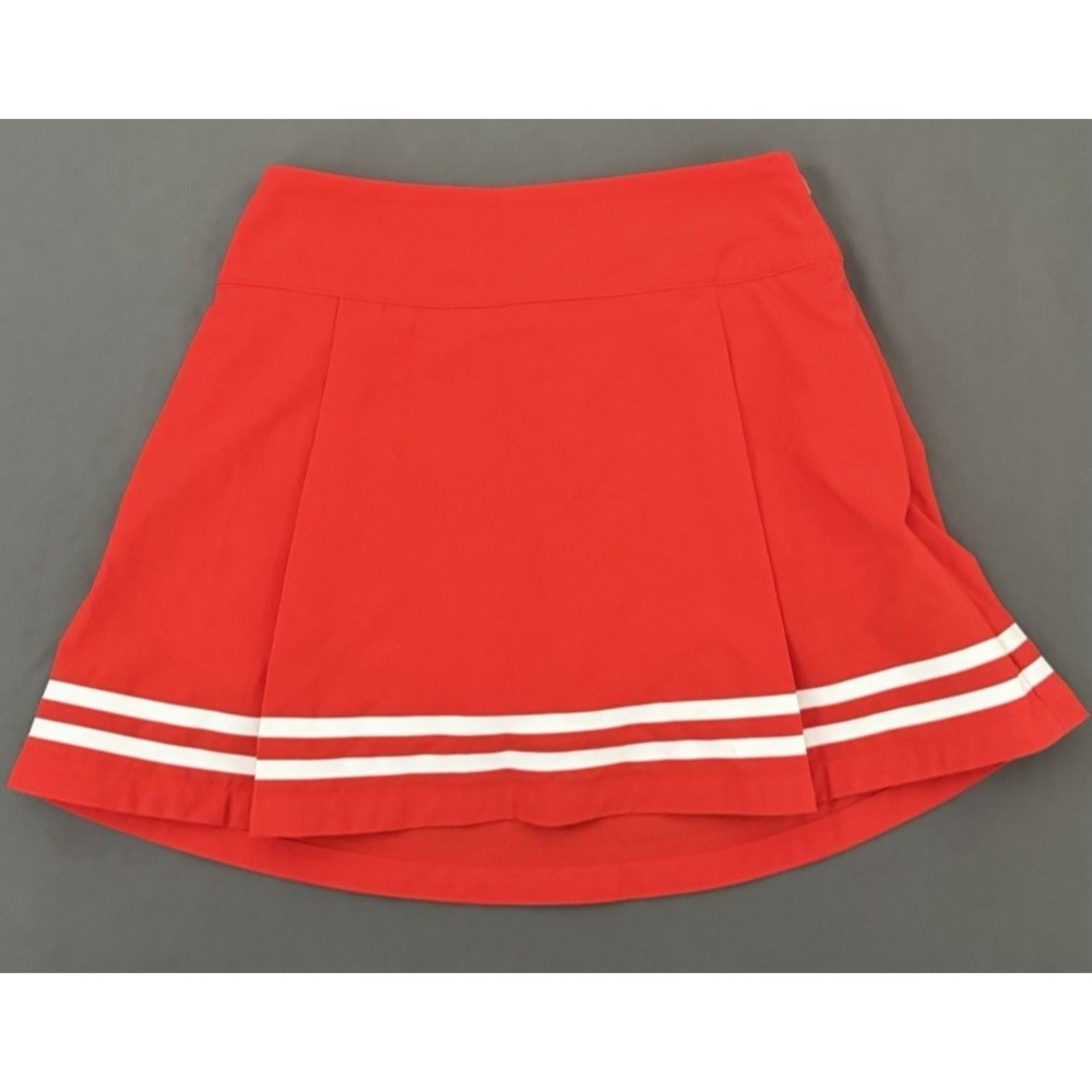 Calia Truelight Golf Skort Womens Size 0 Red White Lined Pockets Stretch NWT!